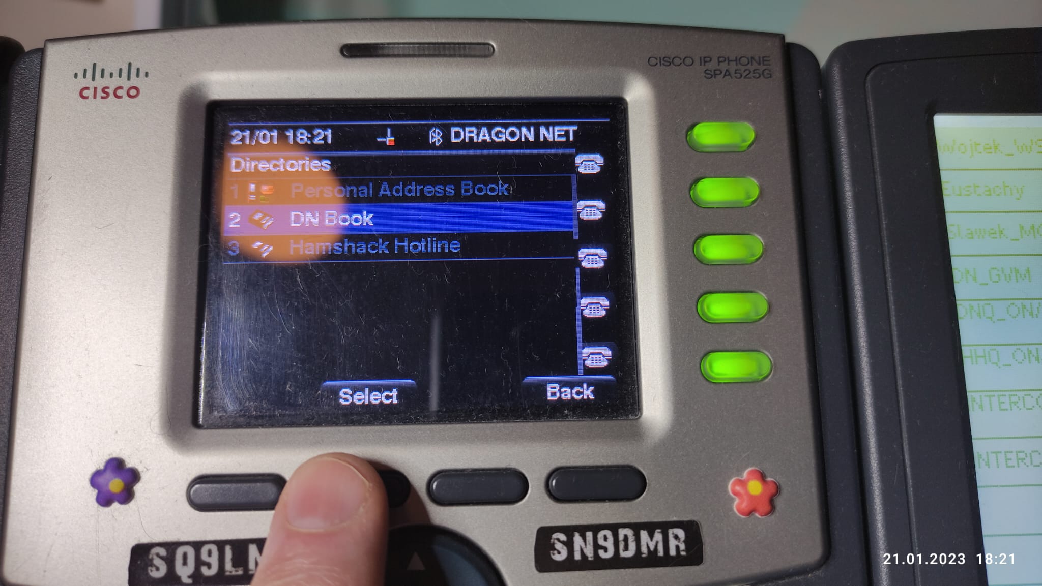 Książka telefoniczna w Cisco SPA